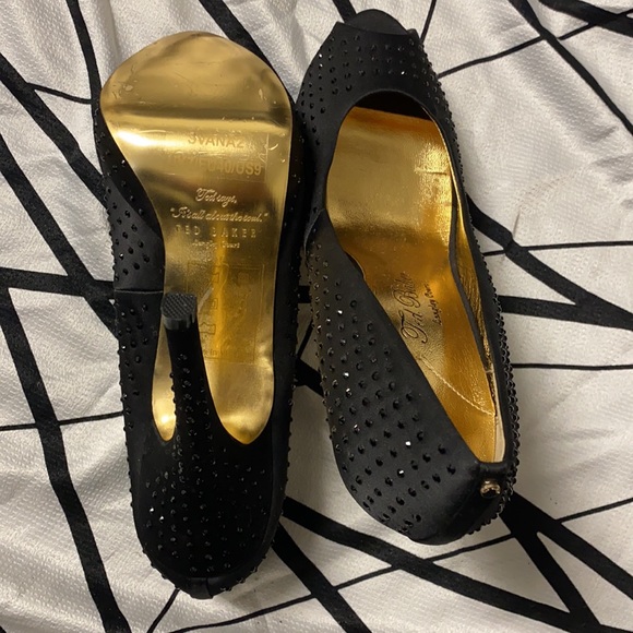 TedBakerStunningSparklingBlackCrystals GoldLining Too Gorgeous to Describe! - Picture 10 of 16